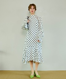 MAISON SPECIAL（メゾンスペシャル）の「2WAY Sleeve Dot One-Piece 2WAYスリーブドットワンピース（ワンピース）」