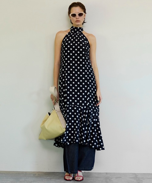 2WAY Sleeve Dot One-Piece/2WAYスリーブドットワンピース（ワンピース