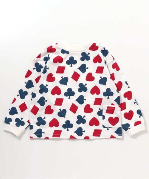 BREEZE(ブリーズ)の「【26春】DAISUKI総柄ロンT(Tシャツ/カットソー・キッズ・グレー/オフホワイト/レインボー/ライム/オレンジ/ベージュ・100/90/140/120/110/130/80)」の21枚目の写真