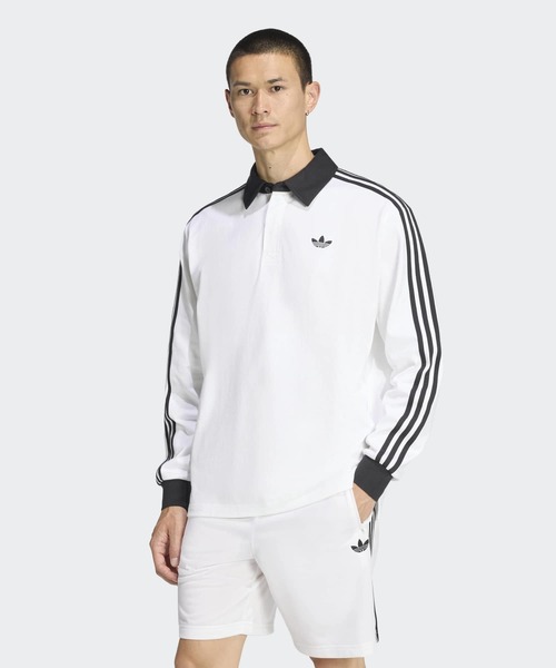 adidas ラグビーウェア XL ホワイト ストライプ adidas ラグビーウェア XL ホワイト ストライプ adidas ラグビーウェア