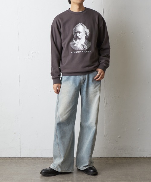 COLONY 2139（コロニートゥーワンスリーナイン）の「GERMAN REQUIEMスウェットクルーネック（スウェット・メンズ・グレー/チャコールグレー・MEDIUM/LARGE）」の7枚目の写真