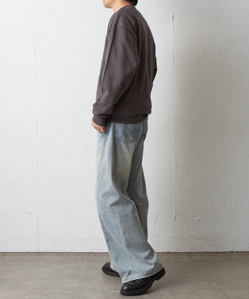 COLONY 2139（コロニートゥーワンスリーナイン）の「GERMAN REQUIEMスウェットクルーネック（スウェット・メンズ・グレー/チャコールグレー・MEDIUM/LARGE）」の8枚目の写真