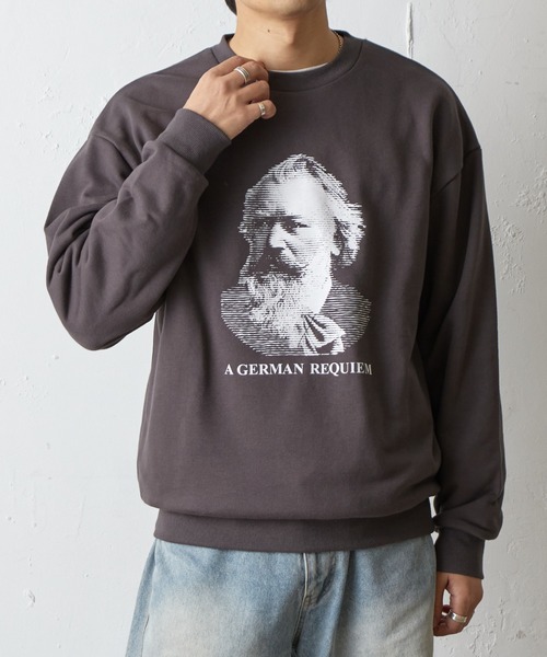 COLONY 2139（コロニートゥーワンスリーナイン）の「GERMAN REQUIEMスウェットクルーネック（スウェット・メンズ・グレー/チャコールグレー・MEDIUM/LARGE）」の3枚目の写真
