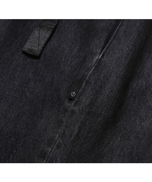 MOIF（モイフ）の「[AW25] WIDE BELTED DENIM PANTS / WASHED BLACK（デニムパンツ・メンズ・その他・2(M)/3(L)/1(S)）」の3枚目の写真