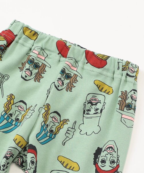 Ampersand(アンパサンド)の「いい顔柄パジャマ(ルームウェア/パジャマ・キッズ・オレンジ/ミント・140/130/120/110/100/90/80)」の10枚目の写真