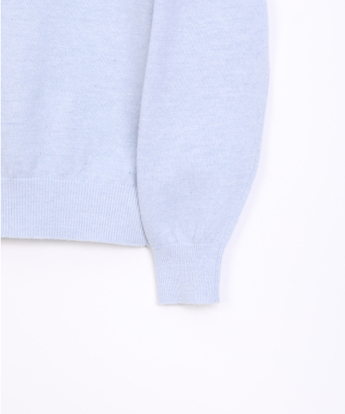 MATISSE THE CURATOR（マティスザキュレーター）の「R ラウンドニット ライトブルー（ニット/セーター・レディース・その他・1）」の3枚目の写真