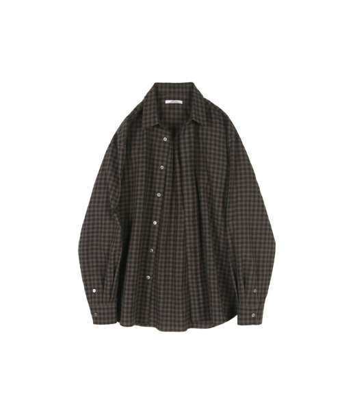 MATISSE THE CURATOR(マティスザキュレーター)の「ワンポケットシャツギンガムブラウン(シャツ/ブラウス・メンズ・その他・1/2/3)」の3枚目の写真