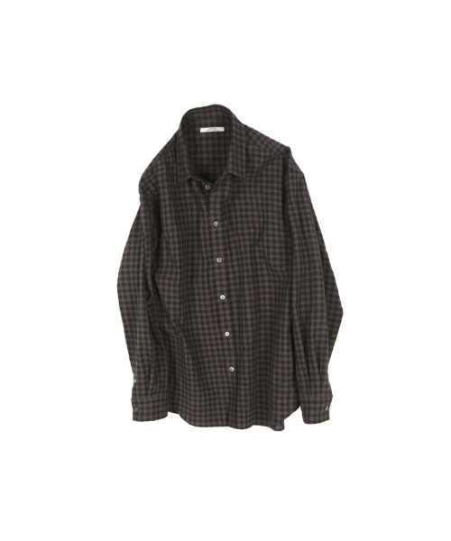 MATISSE THE CURATOR(マティスザキュレーター)の「ワンポケットシャツギンガムブラウン(シャツ/ブラウス・メンズ・その他・1/2/3)」の4枚目の写真