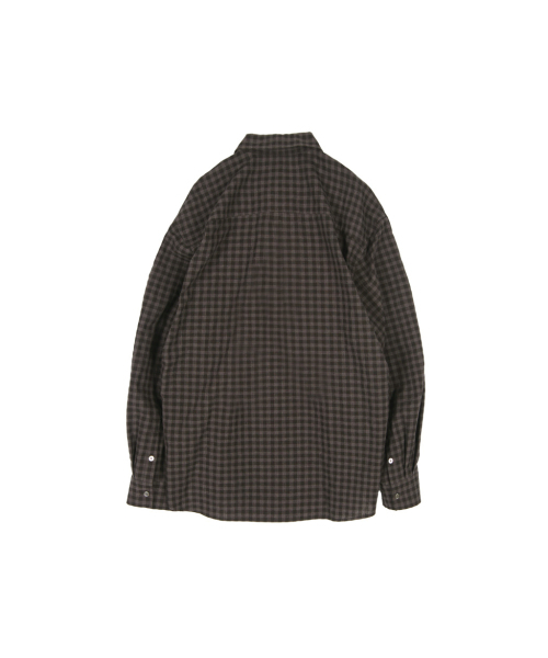 MATISSE THE CURATOR(マティスザキュレーター)の「ワンポケットシャツギンガムブラウン(シャツ/ブラウス・メンズ・その他・1/2/3)」の5枚目の写真