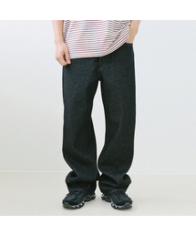 LELALES（レラレス）の「コンストレートデニムパンツブラック（デニムパンツ）」