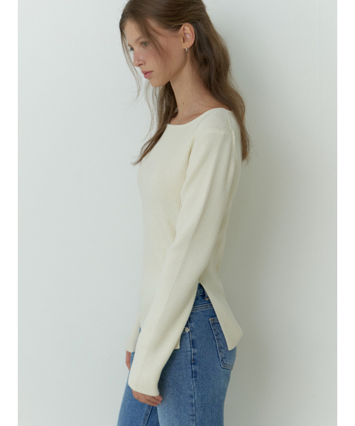 RE_L(リエル)の「Sevilla boat knit (ivory)(ニット/セーター・レディース・その他・FREE)」の3枚目の写真