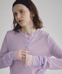 choko♡AURALEE ラベンダー 長袖 カットソー ドゥクラッセ DoCLASSE ピュアカシミヤ・ロールネックセーター