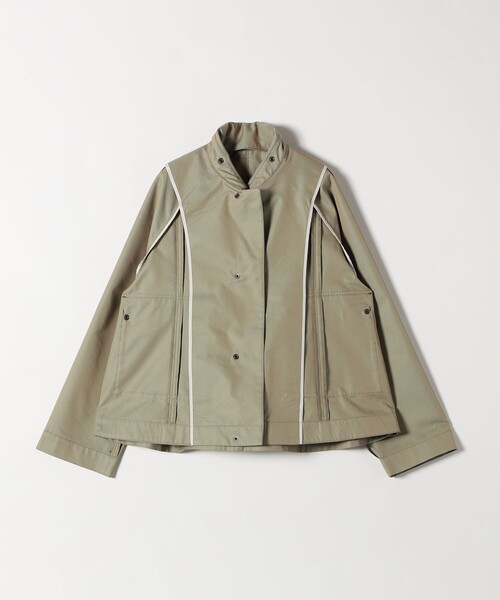 SHIPS any:〈手洗い可能〉シャンブレー Aライン フレア ショート