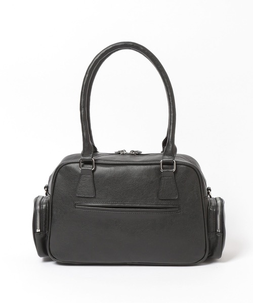 LOWRYS FARM（ローリーズファーム）の「ポケットボストンＢＡＧ　634373（ボストンバッグ・レディース・ブラック/ブラウン・FREE）」の4枚目の写真