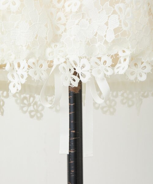 BEARDSLEY（ビアズリー）の「裾レースカットソー（Tシャツ/カットソー・レディース・アイボリー/ブラック・FREE）」の16枚目の写真