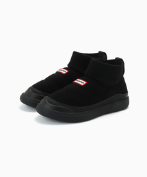 HUNTER/ハンター SUEDE KNITTED CUFFBOOTS