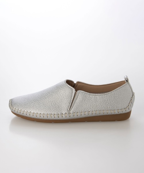 enchanted(エンチャンテッド)の「ソフトフィットスリッポンフラットシューズ(スリッポン・レディース・アイボリー/シルバー/ブラック/ベージュ・23/22.5/25/24.5/24/23.5)」の5枚目の写真