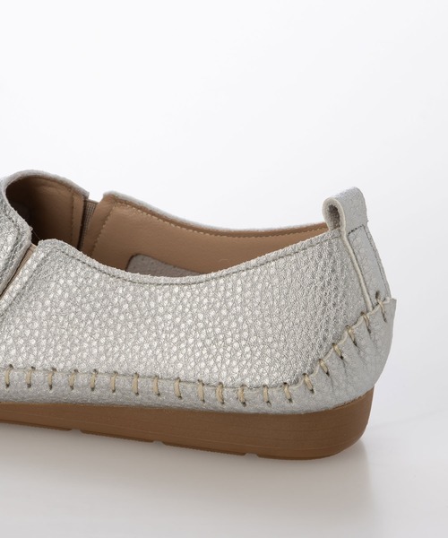 enchanted(エンチャンテッド)の「ソフトフィットスリッポンフラットシューズ(スリッポン・レディース・アイボリー/シルバー/ブラック/ベージュ・23/22.5/25/24.5/24/23.5)」の9枚目の写真