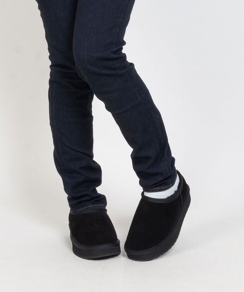 PLATFORM PICO WOOL / 厚底ムートンスリッポン（スリッポン）｜EMU