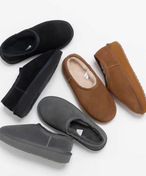 PLATFORM PICO WOOL / 厚底ムートンスリッポン（スリッポン）｜EMU