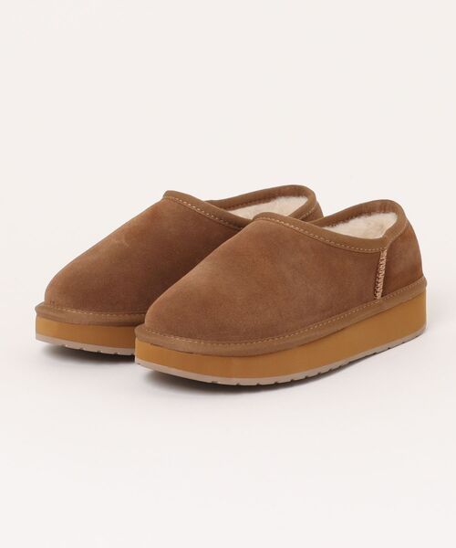 EMU Australia(エミューオーストラリア)の「PLATFORM PICO WOOL / 厚底ムートンスリッポン(スリッポン・レディース・ブラック/チャコール/ブラウン・7/8/6)」の10枚目の写真