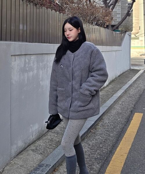 JEEP(ジープ)の「レトロマウンテンコージーフリースカーディガン (JR5TZU193MG)(その他アウター・レディース・その他・MEDIUM/LARGE/X-LARGE/2XL/SMALL)」の2枚目の写真