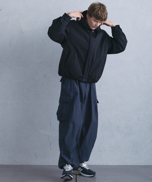 +phenix(プラスフェニックス)の「【WEB・直営店限定】+phenix(プラスフェニックス)PADDED HOODED JACKET パデッド フーデッド ジャケット(その他アウター・メンズ・グレー/ブラック・M/L)」の7枚目の写真