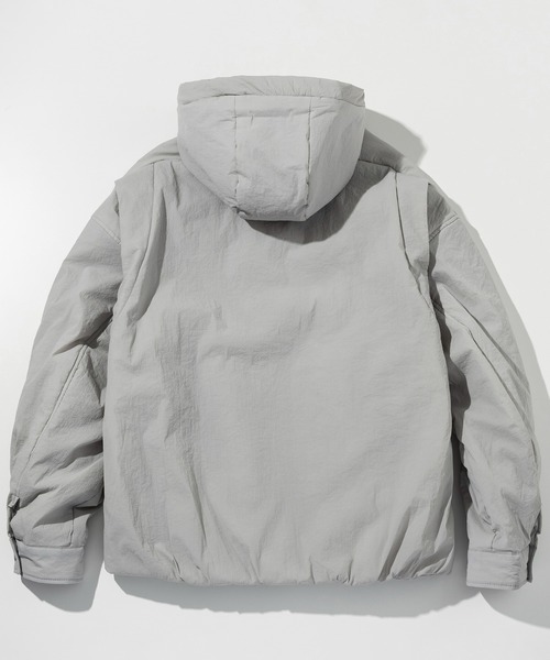 WEB・直営店限定】+phenix(プラスフェニックス)PADDED HOODED JACKET