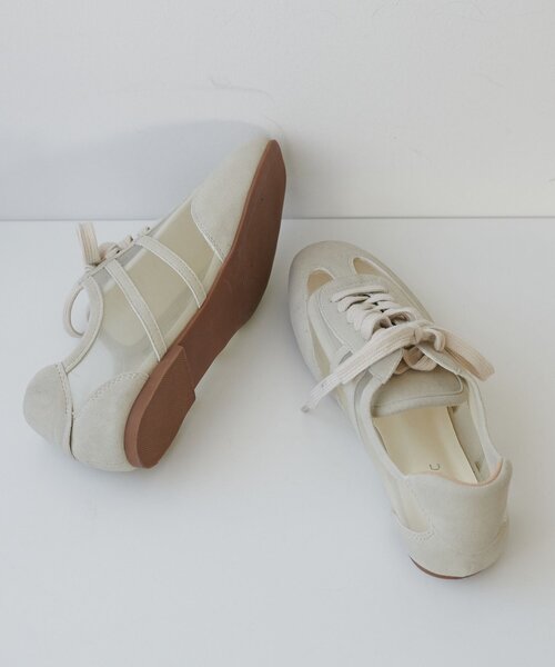 DISCOAT(ディスコート)の「シアーバレエスニーカー(スニーカー・レディース・アイボリー/ブラック・LARGE/MEDIUM)」の18枚目の写真