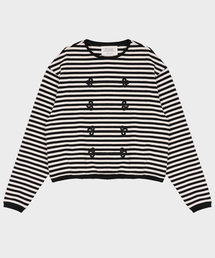 DARED（デェアド）の「FROG STRIPE SWEATSHIRT（スウェット）」