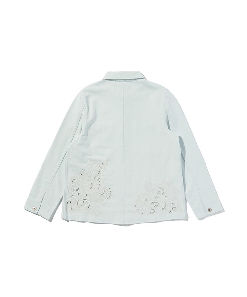 Levi's（リーバイス）の「Levi's/リーバイス BLUETAB(TM) EMBROIDERED BANDIT トラッカージャケット（デニムジャケット・レディース・インディゴブルー・M/S/XS）」の10枚目の写真