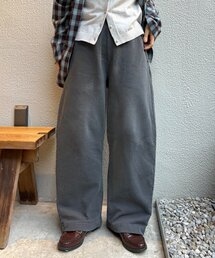 CIAOPANIC TYPY | 【UNISEX】ピグメント裏毛スウェットカーブパンツ(その他パンツ)