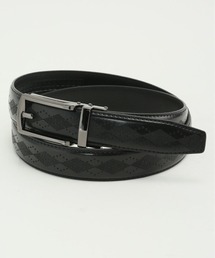 TAKA-Q | 【アジャストフリー 表牛革】タカキュー アーガイル型押しベルト(ベルト)