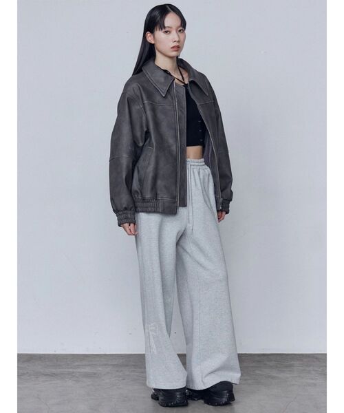 EMODA（エモダ）の「リボングラフィックスウェットパンツ（スウェットパンツ・レディース・ブラウン/グレー・MEDIUM/SMALL）」の21枚目の写真