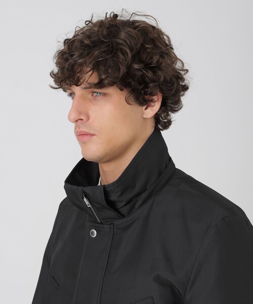 BLACK LABEL CRESTBRIDGE（ブラックレーベル・クレストブリッジ）の「シャドーチェックメモリーホースライディングパーカー（ブルゾン・メンズ・ネイビー/ブラック・M/L）」の7枚目の写真