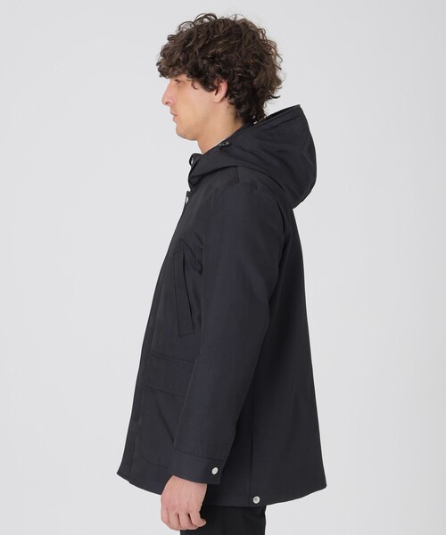 BLACK LABEL CRESTBRIDGE（ブラックレーベル・クレストブリッジ）の「シャドーチェックメモリーホースライディングパーカー（ブルゾン・メンズ・ネイビー/ブラック・M/L）」の13枚目の写真