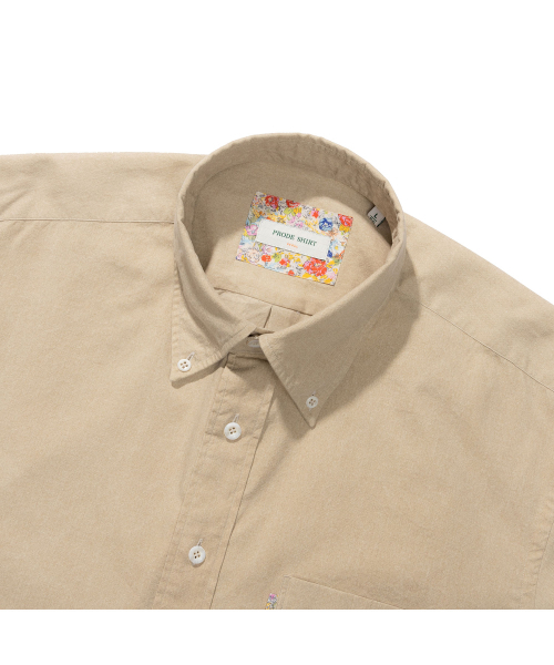 PRODESHIRT（プロデシャツ）の「[コンフォート] V-630 オックスフォードシャツ (サンド)（シャツ/ブラウス・メンズ・その他・M/L/XL）」の3枚目の写真