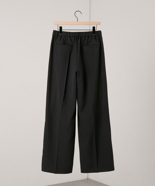 Alfred Alex（アルフレッドアレックス）の「【Alfred Alex】ウールライク 2タック ストレート バギースラックス【セットアップ対応】（スラックス・メンズ・ブラック系/スミクロ/スモークグレー/グレー・L/M/S）」の18枚目の写真