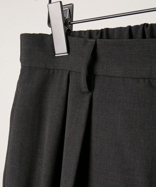 Alfred Alex（アルフレッドアレックス）の「【Alfred Alex】ウールライク 2タック ストレート バギースラックス【セットアップ対応】（スラックス・メンズ・ブラック系/スミクロ/スモークグレー/グレー・L/M/S）」の12枚目の写真