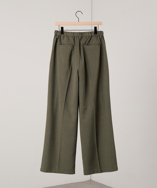 Alfred Alex（アルフレッドアレックス）の「【Alfred Alex】ウールライク 2タック ストレート バギースラックス【セットアップ対応】（スラックス・メンズ・ブラック系/スミクロ/スモークグレー/グレー・L/M/S）」の7枚目の写真