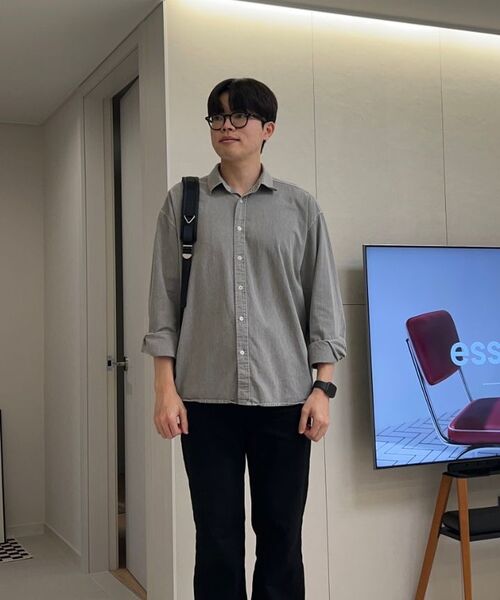 ANALOG MOOD（アナログムード）の「ピグメントダンディオックスフォードシャツ（グリーン）（シャツ/ブラウス・メンズ・その他・M/L）」の6枚目の写真