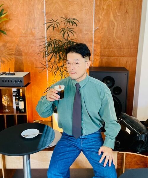 ANALOG MOOD（アナログムード）の「ピグメントダンディオックスフォードシャツ（グリーン）（シャツ/ブラウス・メンズ・その他・M/L）」の8枚目の写真