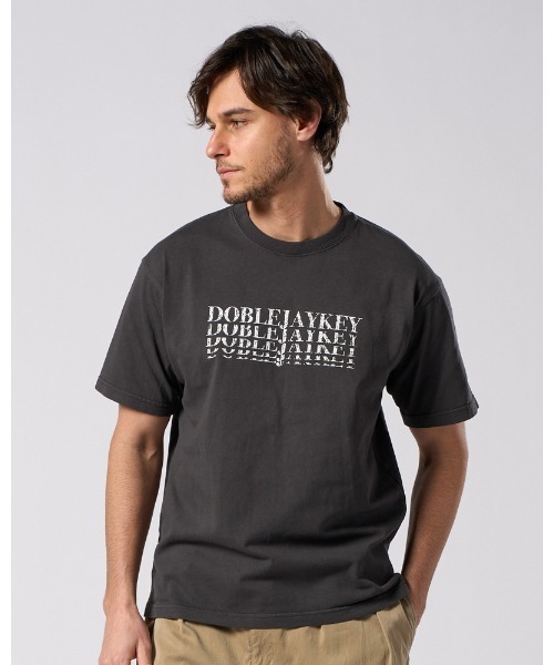 wjk(ダヴルジェイケイ)の「DOBLEJAYKEY T(Tシャツ/カットソー・メンズ・ブラック/ホワイト/ネイビー・SMALL/MEDIUM/LARGE/X-LARGE)」の4枚目の写真