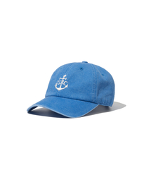 UNIFORM BRIDGE（ユニフォームブリッジ）の「anchor pigment ball cap blue（キャップ）」