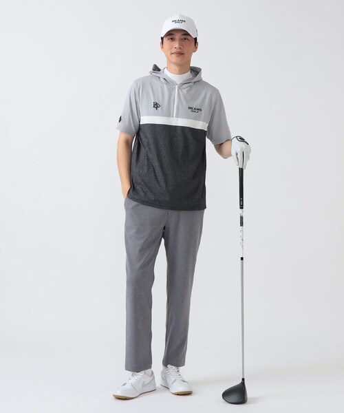 BEAMS GOLF(ビームスゴルフ)の「PURPLE LABEL / ライトサルエル ジャージ パンツ(吸水速乾・UVカット)(その他パンツ・メンズ・グレー/ネイビー・44/52/50/48/46)」の3枚目の写真