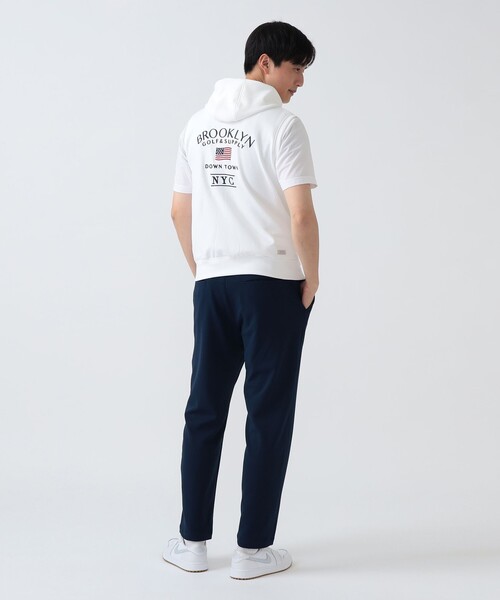 BEAMS GOLF(ビームスゴルフ)の「PURPLE LABEL / ライトサルエル ジャージ パンツ(吸水速乾・UVカット)(その他パンツ・メンズ・グレー/ネイビー・44/52/50/48/46)」の7枚目の写真