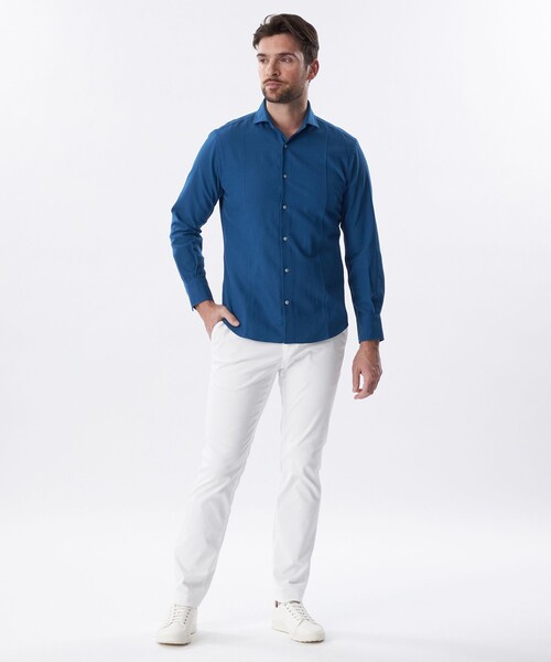 EPOCA UOMO(エポカウォモ)の「ドビーストレッチシャツ(シャツ/ブラウス・メンズ・ダークネイビー/ブルー系その他4/ライトグレー・48/46)」の12枚目の写真