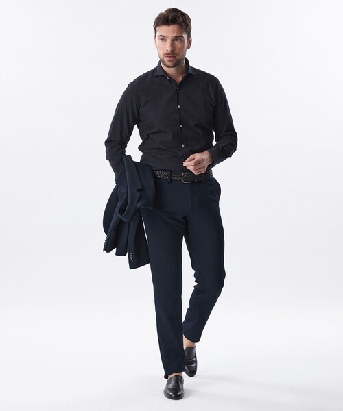 EPOCA UOMO(エポカウォモ)の「ドビーストレッチシャツ(シャツ/ブラウス・メンズ・ダークネイビー/ブルー系その他4/ライトグレー・48/46)」の10枚目の写真