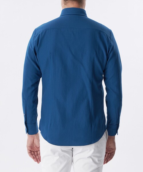 EPOCA UOMO(エポカウォモ)の「ドビーストレッチシャツ(シャツ/ブラウス・メンズ・ダークネイビー/ブルー系その他4/ライトグレー・48/46)」の7枚目の写真