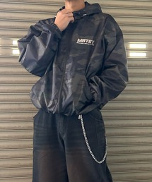 NYLAUS（ナイラス）の「【NYS】2026新作 総柄 ジップアップ マウンテンパーカー ダブルジップブルゾン（ブルゾン）」